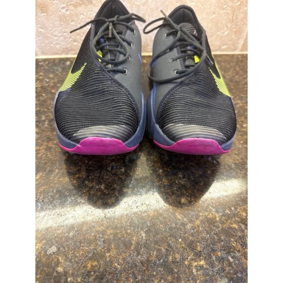 Nike Air Zoom SuperRep 2 Women’s 8.5 Black/Red Plum/Sapphire/Cyber EUC - Picture 4 of 9